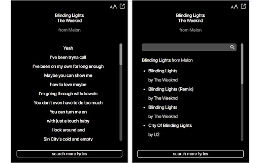 Lyrics for YouTube Music from Chrome web store to be run with OffiDocs Chromium online Lyrics for YouTube Music from Chrome web store to be run with OffiDocs Chromium online