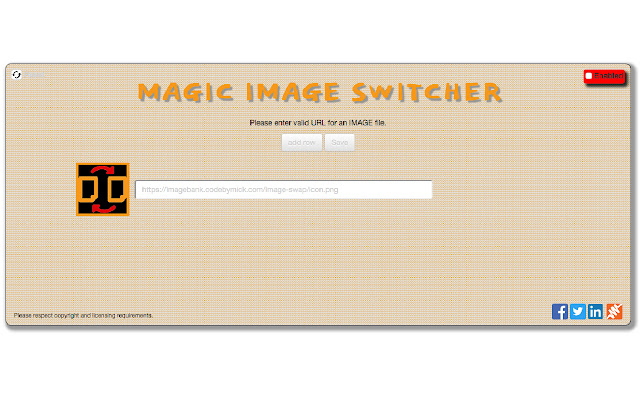 Magic Image Switcher from Chrome web store to be run with OffiDocs Chromium online Magic Image Switcher from Chrome web store to be run with OffiDocs Chromium online