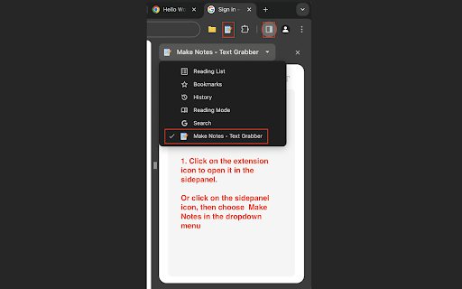 Make Notes Copy text and take screenshots from Chrome web store to be run with OffiDocs Chromium online Make Notes Copy text and take screenshots from Chrome web store to be run with OffiDocs Chromium online