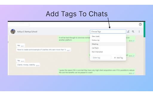 Manage WhatsApp Inbox from Chrome web store to be run with OffiDocs Chromium online Manage WhatsApp Inbox from Chrome web store to be run with OffiDocs Chromium online