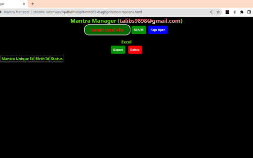 Mantra Manager from Chrome web store to be run with OffiDocs Chromium online Mantra Manager from Chrome web store to be run with OffiDocs Chromium online