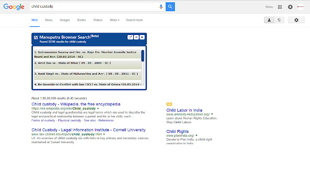 Manupatra Browser Search from Chrome web store to be run with OffiDocs Chromium online Manupatra Browser Search from Chrome web store to be run with OffiDocs Chromium online