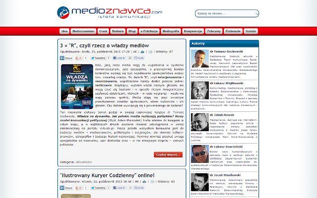 medioznawca.com from Chrome web store to be run with OffiDocs Chromium online medioznawca.com from Chrome web store to be run with OffiDocs Chromium online