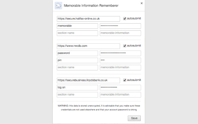 Memorable Information Rememberer from Chrome web store to be run with OffiDocs Chromium online Memorable Information Rememberer from Chrome web store to be run with OffiDocs Chromium online