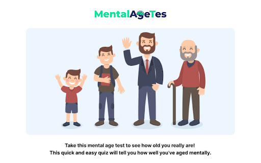 Mental Age Test Check Your Mental Age Official Quiz 2024 from Chrome web store to be run with OffiDocs Chromium online Mental Age Test Check Your Mental Age Official Quiz 2024 from Chrome web store to be run with OffiDocs Chromium online