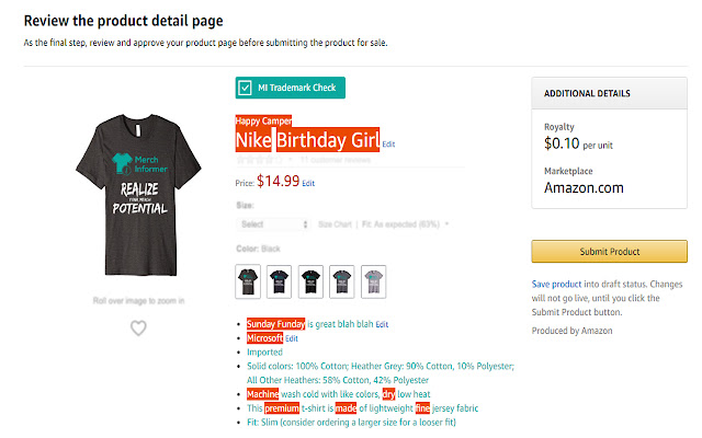 Merch by Amazon Trademark Protection from Chrome web store to be run with OffiDocs Chromium online Merch by Amazon Trademark Protection from Chrome web store to be run with OffiDocs Chromium online