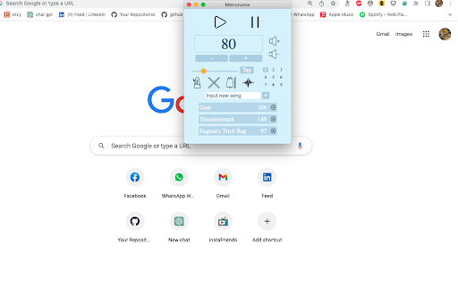 Metronome from Chrome web store to be run with OffiDocs Chromium online Metronome from Chrome web store to be run with OffiDocs Chromium online