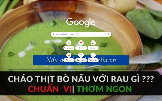 Michelia Cháo thịt bò nấu với rau gì from Chrome web store to be run with OffiDocs Chromium online Michelia Cháo thịt bò nấu với rau gì from Chrome web store to be run with OffiDocs Chromium online