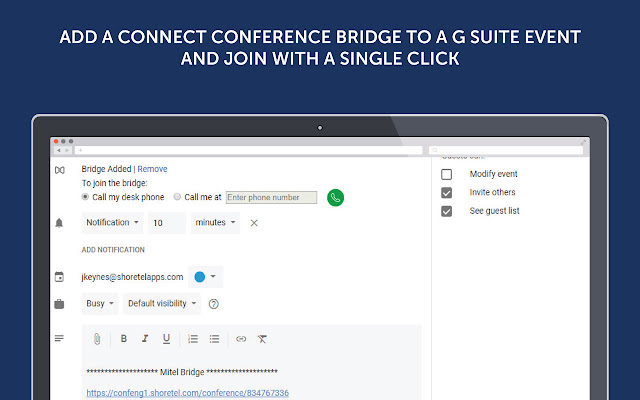 Mitel Connect from Chrome web store to be run with OffiDocs Chromium online Mitel Connect from Chrome web store to be run with OffiDocs Chromium online