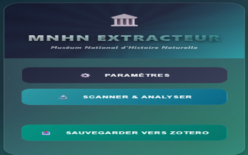 MNHN Specimen Extractor from Chrome web store to be run with OffiDocs Chromium online MNHN Specimen Extractor from Chrome web store to be run with OffiDocs Chromium online