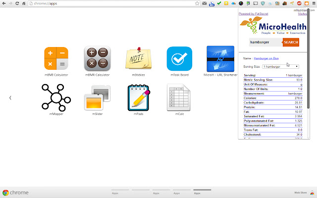 mNutrition from Chrome web store to be run with OffiDocs Chromium online mNutrition from Chrome web store to be run with OffiDocs Chromium online