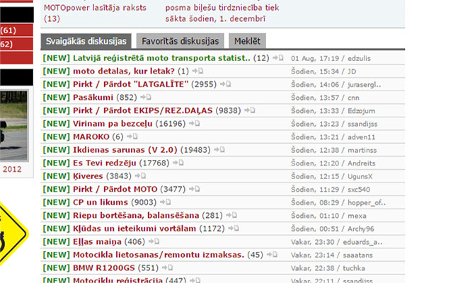 MotoPower.lv new posts extension from Chrome web store to be run with OffiDocs Chromium online MotoPower.lv new posts extension from Chrome web store to be run with OffiDocs Chromium online