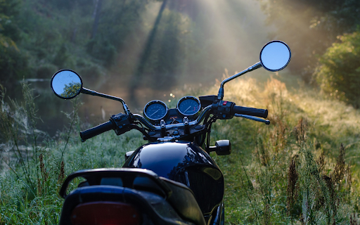 Motorcycle in the forest from Chrome web store to be run with OffiDocs Chromium online Motorcycle in the forest from Chrome web store to be run with OffiDocs Chromium online