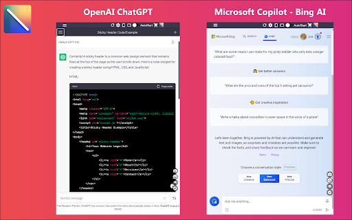Multi AI Sidebar from Chrome web store to be run with OffiDocs Chromium online Multi AI Sidebar from Chrome web store to be run with OffiDocs Chromium online