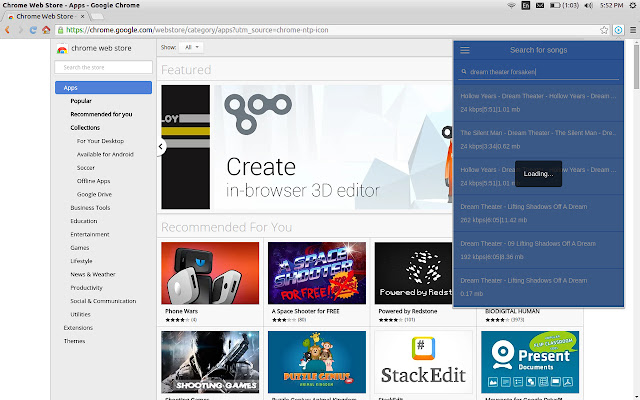 Musica from Chrome web store to be run with OffiDocs Chromium online Musica from Chrome web store to be run with OffiDocs Chromium online