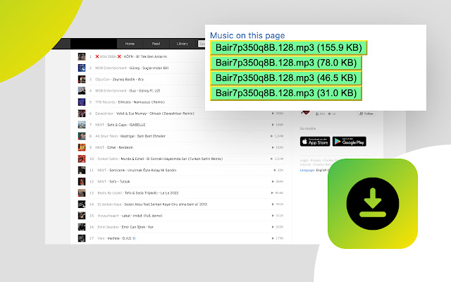 Music downloader from Chrome web store to be run with OffiDocs Chromium online Music downloader from Chrome web store to be run with OffiDocs Chromium online
