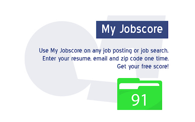 My Jobscore from Chrome web store to be run with OffiDocs Chromium online My Jobscore from Chrome web store to be run with OffiDocs Chromium online