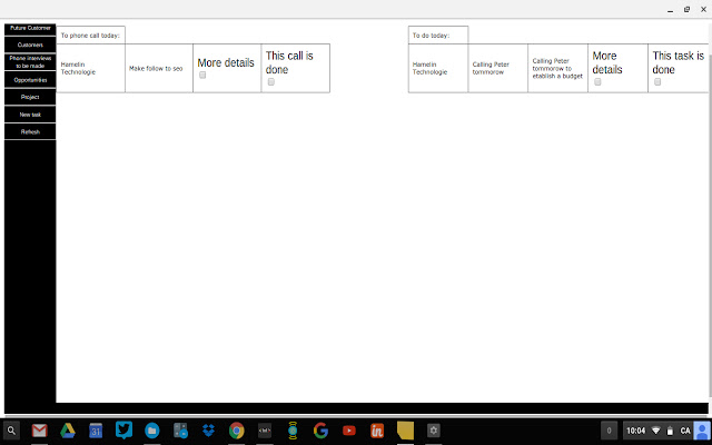 My little crm from Chrome web store to be run with OffiDocs Chromium online My little crm from Chrome web store to be run with OffiDocs Chromium online