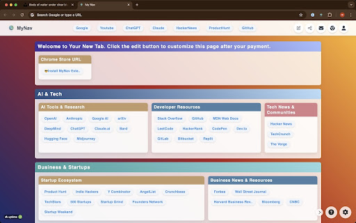 My Nav from Chrome web store to be run with OffiDocs Chromium online My Nav from Chrome web store to be run with OffiDocs Chromium online