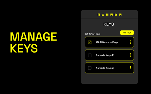 Namada Keychain from Chrome web store to be run with OffiDocs Chromium online Namada Keychain from Chrome web store to be run with OffiDocs Chromium online