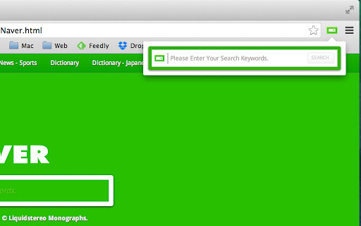네이버 검색 / Naver Quick Search from Chrome web store to be run with OffiDocs Chromium online 네이버 검색 / Naver Quick Search from Chrome web store to be run with OffiDocs Chromium online