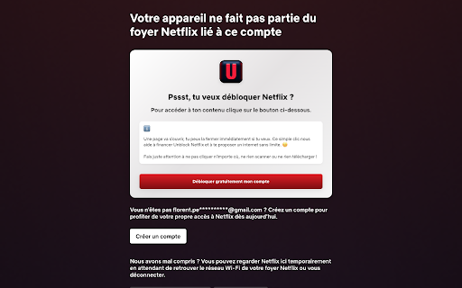 Netflix Unlock (Popup Remover) from Chrome web store to be run with OffiDocs Chromium online Netflix Unlock (Popup Remover) from Chrome web store to be run with OffiDocs Chromium online
