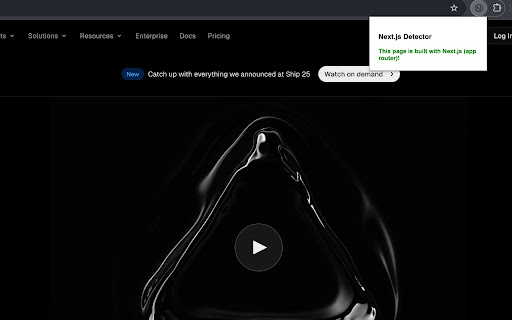 Next.js Detector from Chrome web store to be run with OffiDocs Chromium online Next.js Detector from Chrome web store to be run with OffiDocs Chromium online