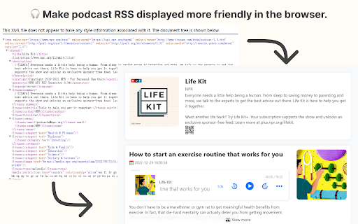 Nice Podcast RSS from Chrome web store to be run with OffiDocs Chromium online Nice Podcast RSS from Chrome web store to be run with OffiDocs Chromium online