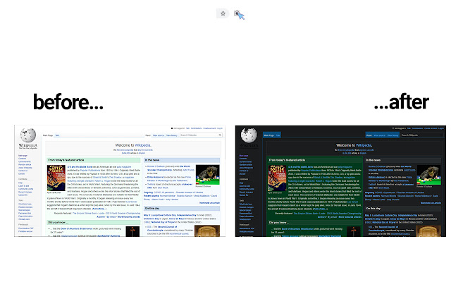 Night Mode for Wikipedia from Chrome web store to be run with OffiDocs Chromium online Night Mode for Wikipedia from Chrome web store to be run with OffiDocs Chromium online