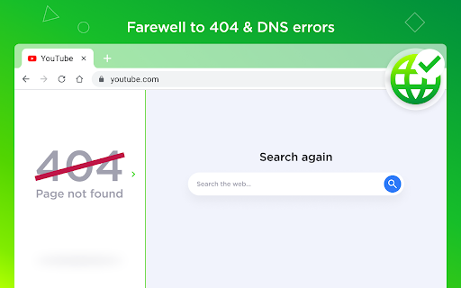 No More 404 from Chrome web store to be run with OffiDocs Chromium online No More 404 from Chrome web store to be run with OffiDocs Chromium online