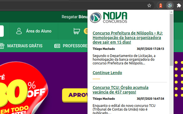 Nova Concursos from Chrome web store to be run with OffiDocs Chromium online Nova Concursos from Chrome web store to be run with OffiDocs Chromium online