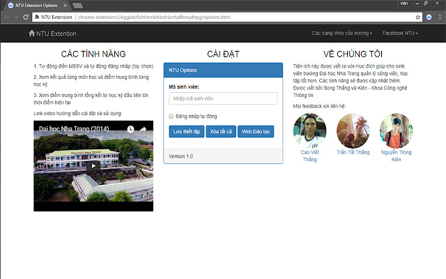 NTU Extension from Chrome web store to be run with OffiDocs Chromium online NTU Extension from Chrome web store to be run with OffiDocs Chromium online