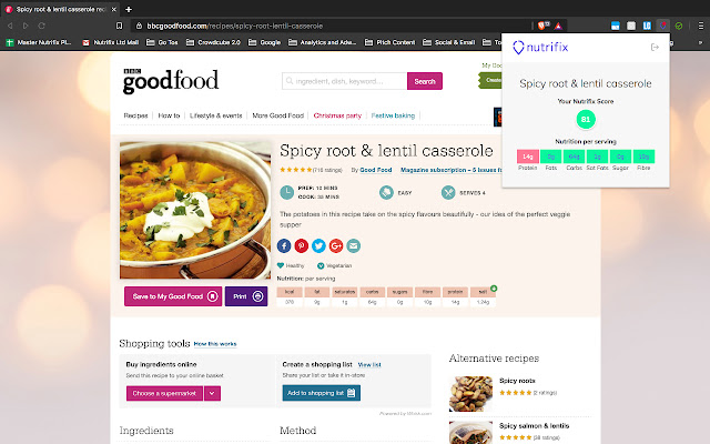 Nutrifix Chrome Plugin from Chrome web store to be run with OffiDocs Chromium online Nutrifix Chrome Plugin from Chrome web store to be run with OffiDocs Chromium online