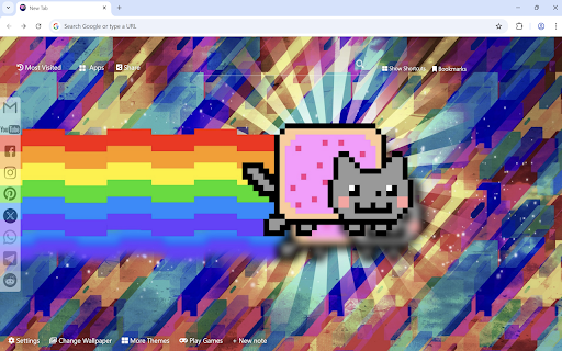 Nyan Cat Wallpaper from Chrome web store to be run with OffiDocs Chromium online Nyan Cat Wallpaper from Chrome web store to be run with OffiDocs Chromium online