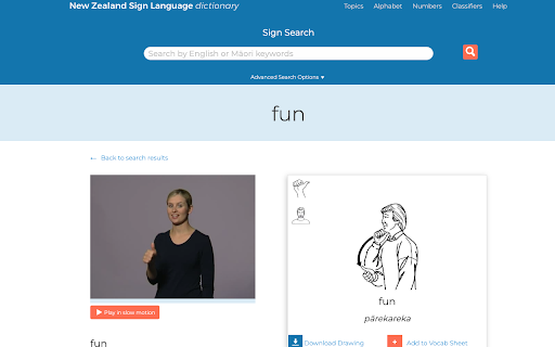 NZSL Dictionary Autoplayer from Chrome web store to be run with OffiDocs Chromium online NZSL Dictionary Autoplayer from Chrome web store to be run with OffiDocs Chromium online