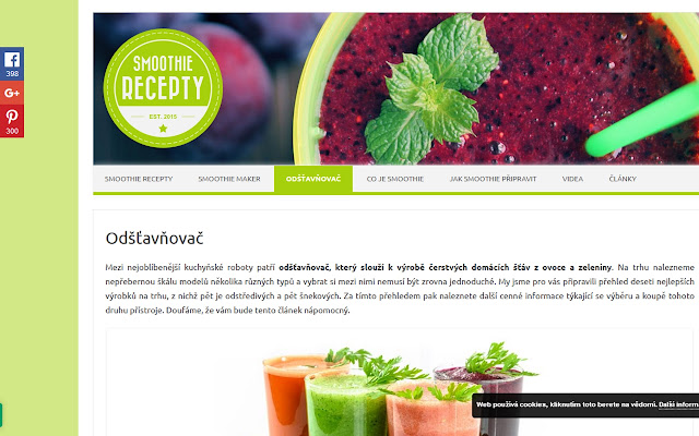 Odšťavňovač from Chrome web store to be run with OffiDocs Chromium online Odšťavňovač from Chrome web store to be run with OffiDocs Chromium online