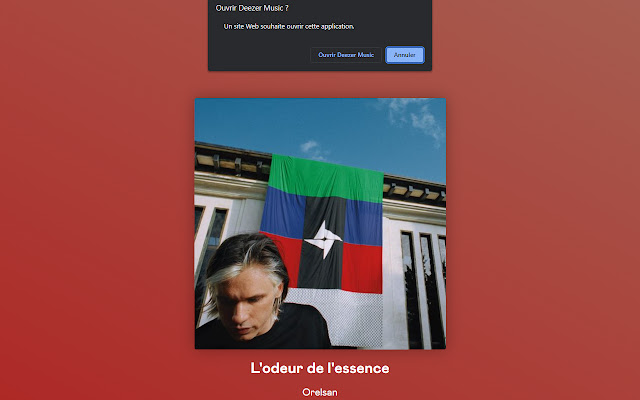 Open Deezer in desktop app from Chrome web store to be run with OffiDocs Chromium online Open Deezer in desktop app from Chrome web store to be run with OffiDocs Chromium online