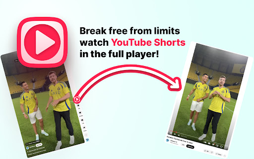 Open YouTube Shorts in Default Player from Chrome web store to be run with OffiDocs Chromium online Open YouTube Shorts in Default Player from Chrome web store to be run with OffiDocs Chromium online