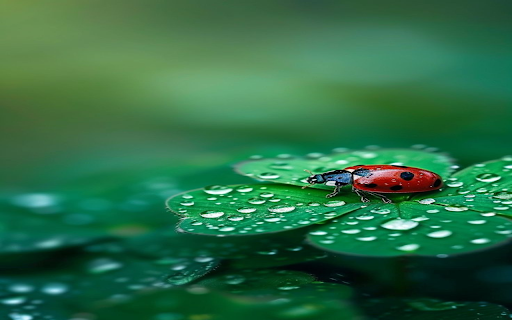 Orange beetle lying on a four leaf clover Wallpaper from Chrome web store to be run with OffiDocs Chromium online Orange beetle lying on a four leaf clover Wallpaper from Chrome web store to be run with OffiDocs Chromium online
