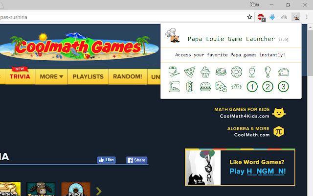 Papa Louie Game Launcher from Chrome web store to be run with OffiDocs Chromium online Papa Louie Game Launcher from Chrome web store to be run with OffiDocs Chromium online