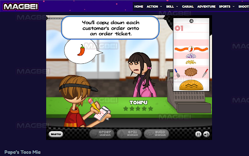 Papas Taco Mia Unblocked Game Launcher from Chrome web store to be run with OffiDocs Chromium online Papas Taco Mia Unblocked Game Launcher from Chrome web store to be run with OffiDocs Chromium online