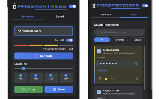 PassFortress from Chrome web store to be run with OffiDocs Chromium online PassFortress from Chrome web store to be run with OffiDocs Chromium online