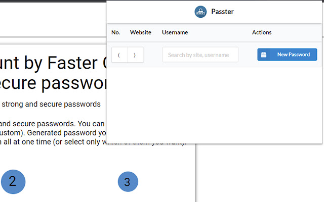 Passter from Chrome web store to be run with OffiDocs Chromium online Passter from Chrome web store to be run with OffiDocs Chromium online