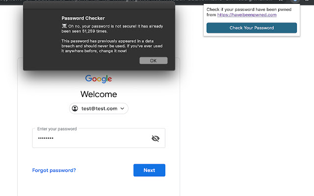 Password Check from Chrome web store to be run with OffiDocs Chromium online Password Check from Chrome web store to be run with OffiDocs Chromium online