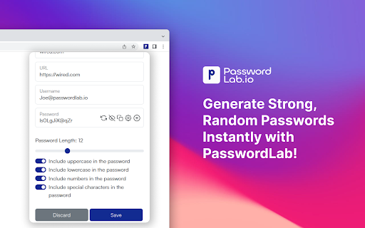 PasswordLab Self hosted password manager from Chrome web store to be run with OffiDocs Chromium online PasswordLab Self hosted password manager from Chrome web store to be run with OffiDocs Chromium online