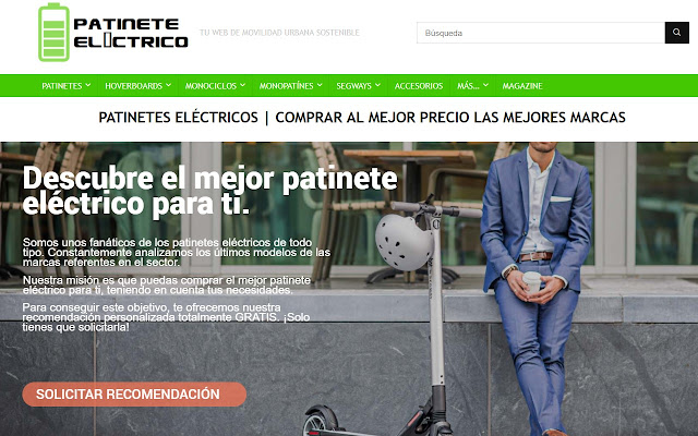 Patinete Eléctrico SHOP from Chrome web store to be run with OffiDocs Chromium online Patinete Eléctrico SHOP from Chrome web store to be run with OffiDocs Chromium online