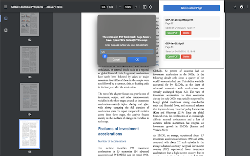 PDF Bookmark Page Saver Save Open PDFs Online/Offline from Chrome web store to be run with OffiDocs Chromium online PDF Bookmark Page Saver Save Open PDFs Online/Offline from Chrome web store to be run with OffiDocs Chromium online