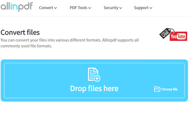 PDF Converter Allinpdf.com from Chrome web store to be run with OffiDocs Chromium online PDF Converter Allinpdf.com from Chrome web store to be run with OffiDocs Chromium online