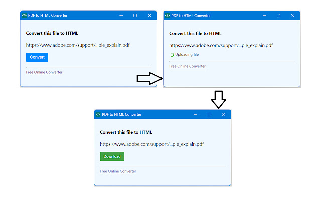PDF to HTML Converter from Chrome web store to be run with OffiDocs Chromium online PDF to HTML Converter from Chrome web store to be run with OffiDocs Chromium online