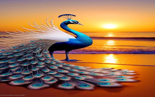 Peacock by the sea wallpaper from Chrome web store to be run with OffiDocs Chromium online Peacock by the sea wallpaper from Chrome web store to be run with OffiDocs Chromium online